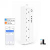 Tuya App Smart Power Strip 4 Way Power Board WiFi Smart Sockets Power Strip Surge Protector Plugs Sockets