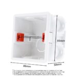 SIngle/Double Switch and Sockets Box Outlet Installation Boxes